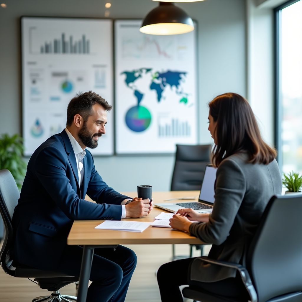 Business coaching session in progress